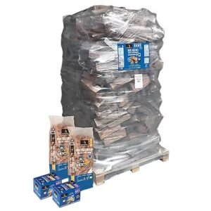 Pack bois de chauffage bûches 40cm Woodstock