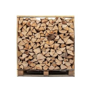 Box 1.50 stères de 30cm bois de chauffage - palette de bois coupé fendu de 1,05m3 chêne / hêtre / Châtaigniers