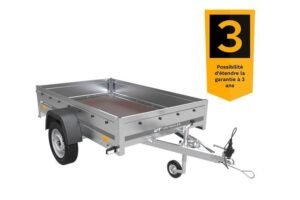 Remorque permis B Garden Trailer 201 FD 200 x 125 cm