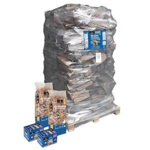 Pack bois de chauffage bûches 40cm Woodstock