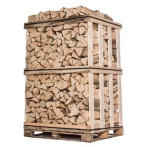 BOIS DE CHAUFFAGE – 50 CM – MÉLANGE DE BOIS DURS – PALETTE 2 M3 – 2.5 STÈRES